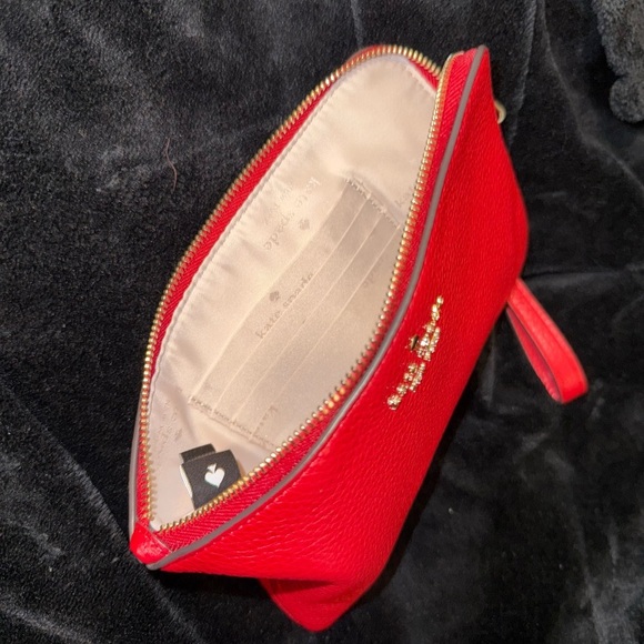 Kate Spade Red and Cream Wristlet - Picture 14 of 15